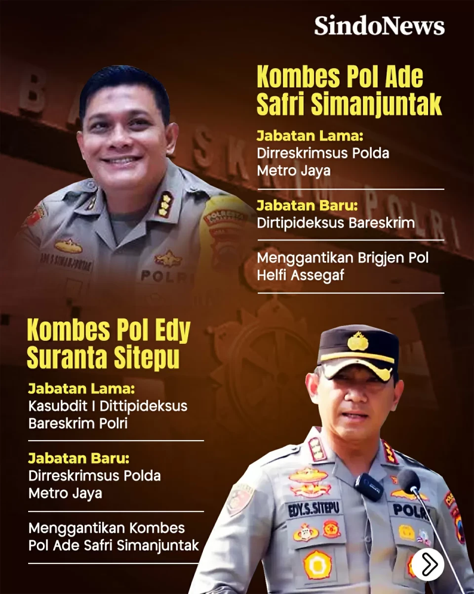 7 Perwira Tinggi Bareskrim...