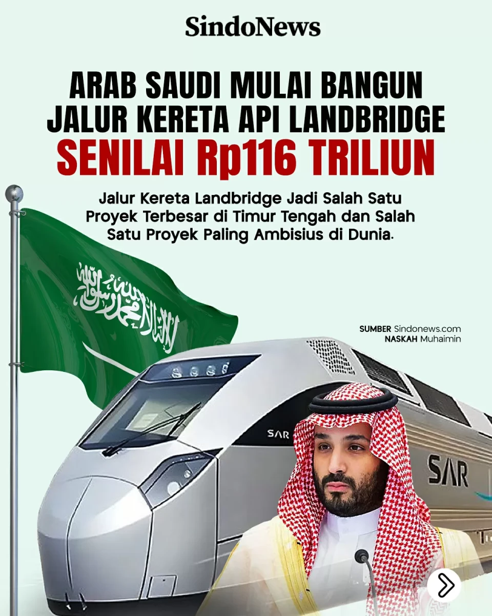 Arab Saudi Bangun Jalur...