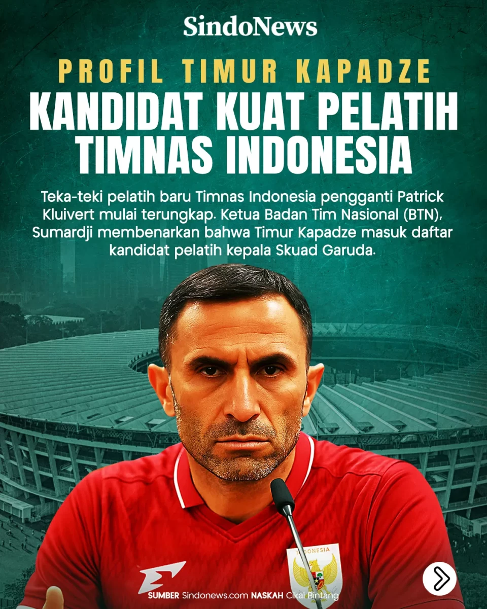 Timur Kapadze Jadi Kandidat...