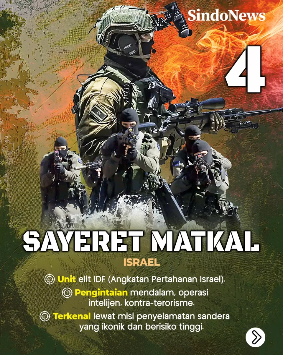 10 Pasukan Khusus Terganas...
