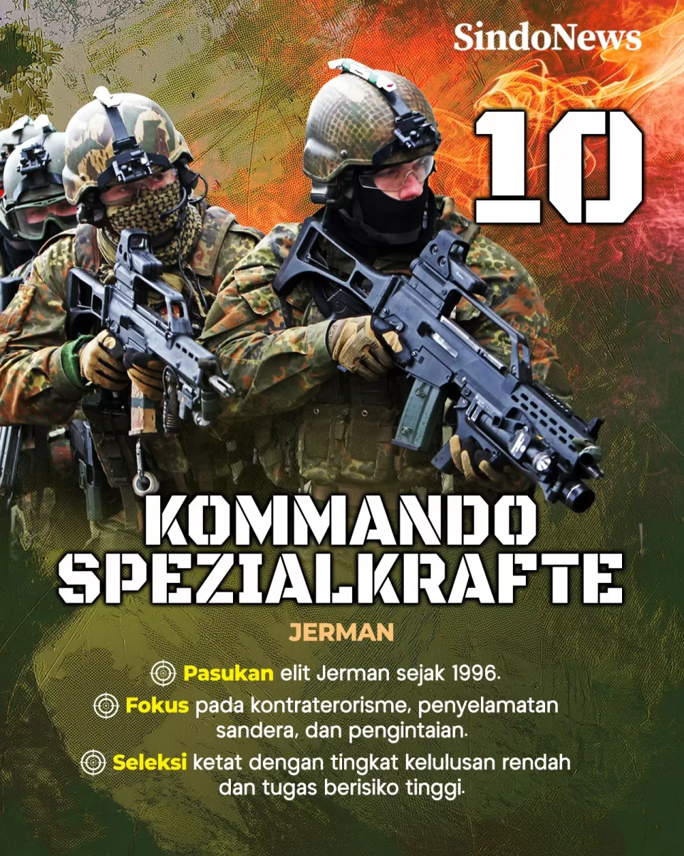 10 Pasukan Khusus Terganas...