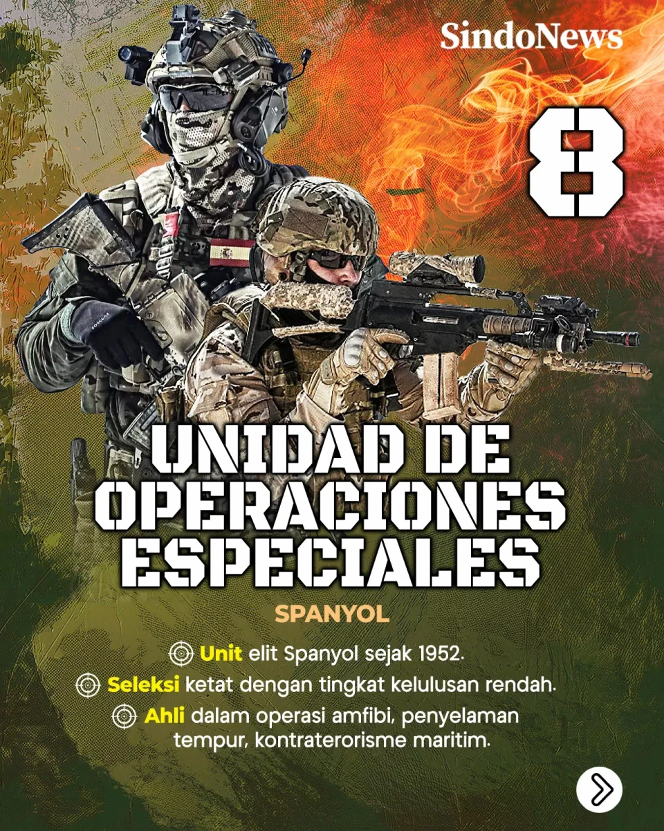 10 Pasukan Khusus Terganas...