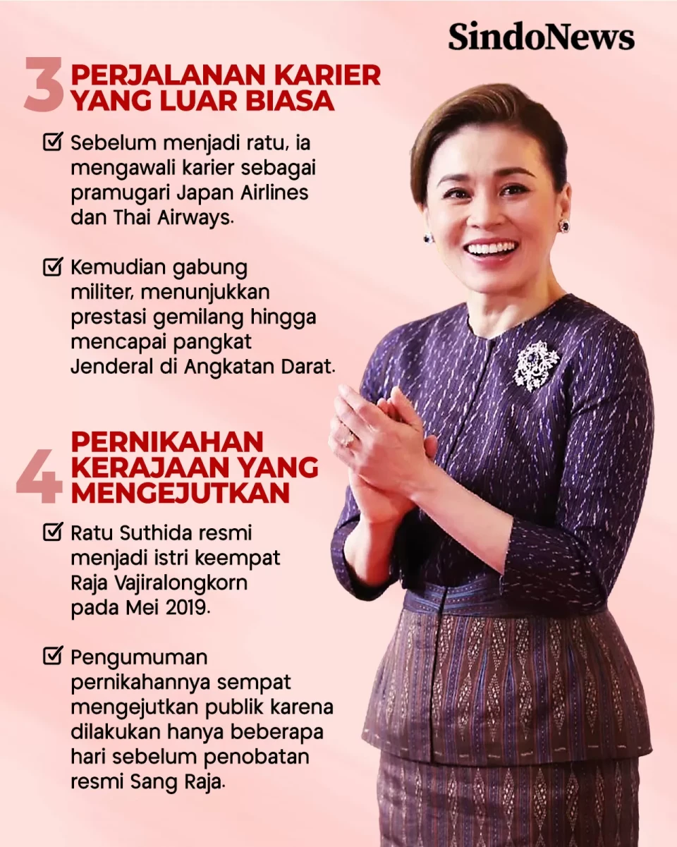 4 Fakta Ratu Suthida,...