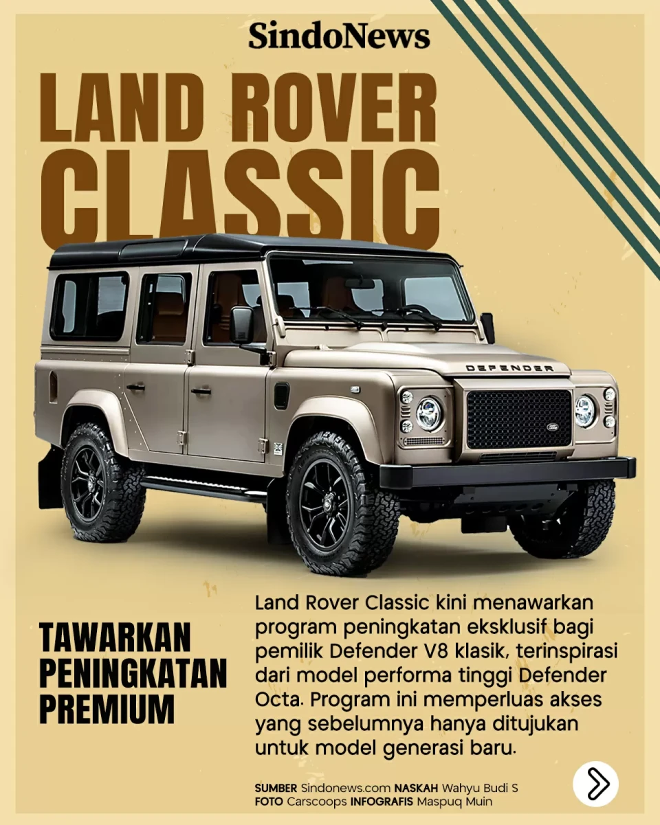 Land Rover Classic Tawarkan...
