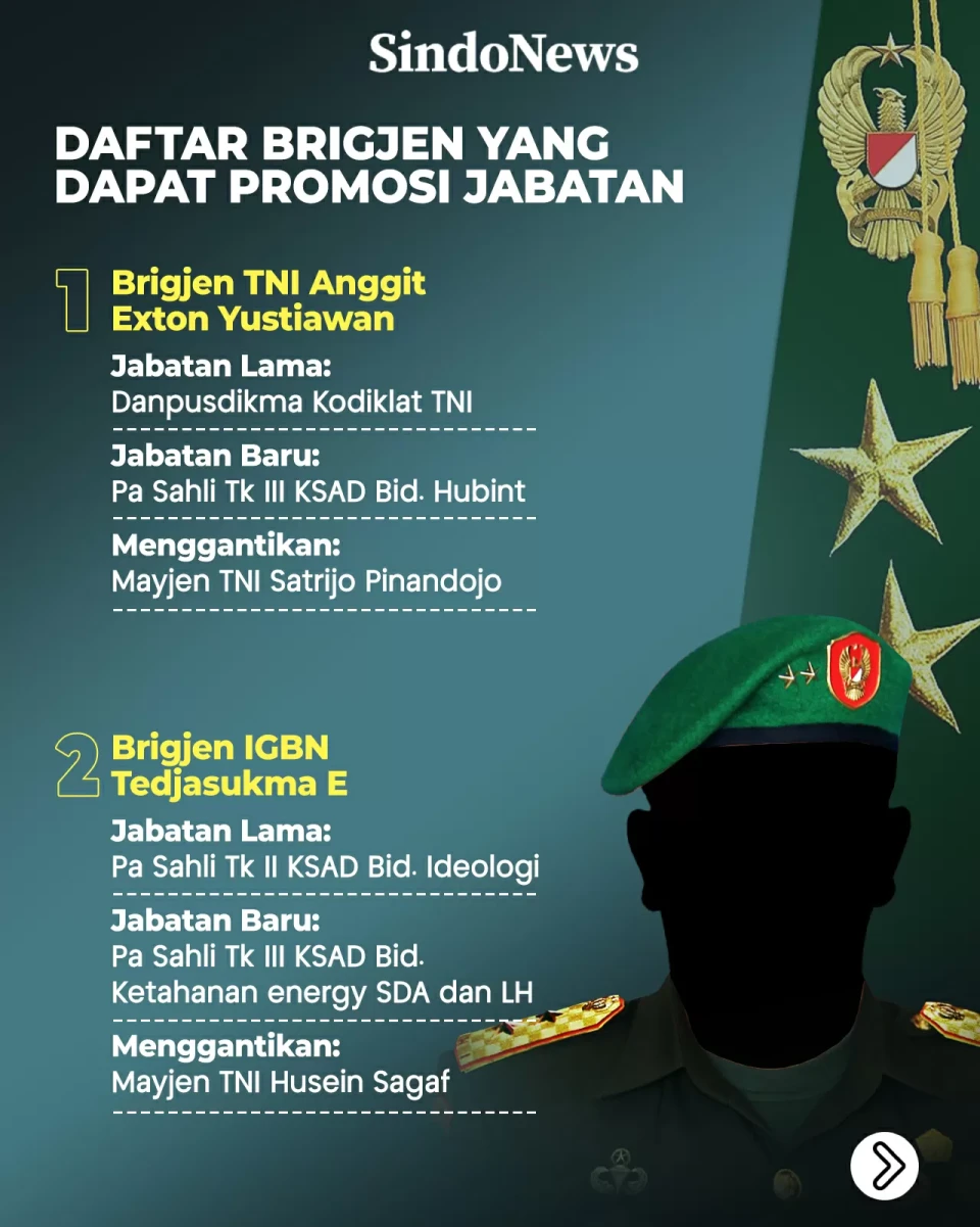 6 Brigjen Naik Pangkat...