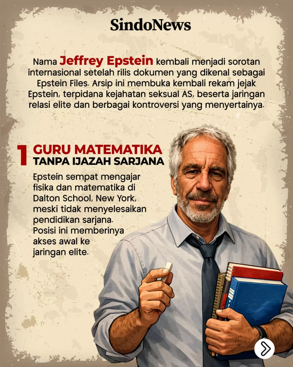 5 Fakta Jeffrey Epstein:...