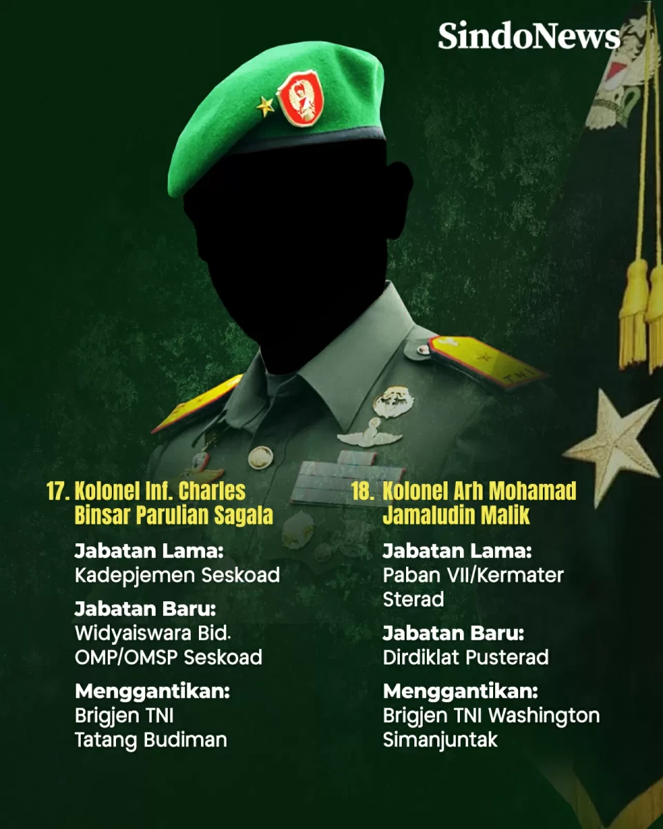 18 Kolonel AD Pecah...
