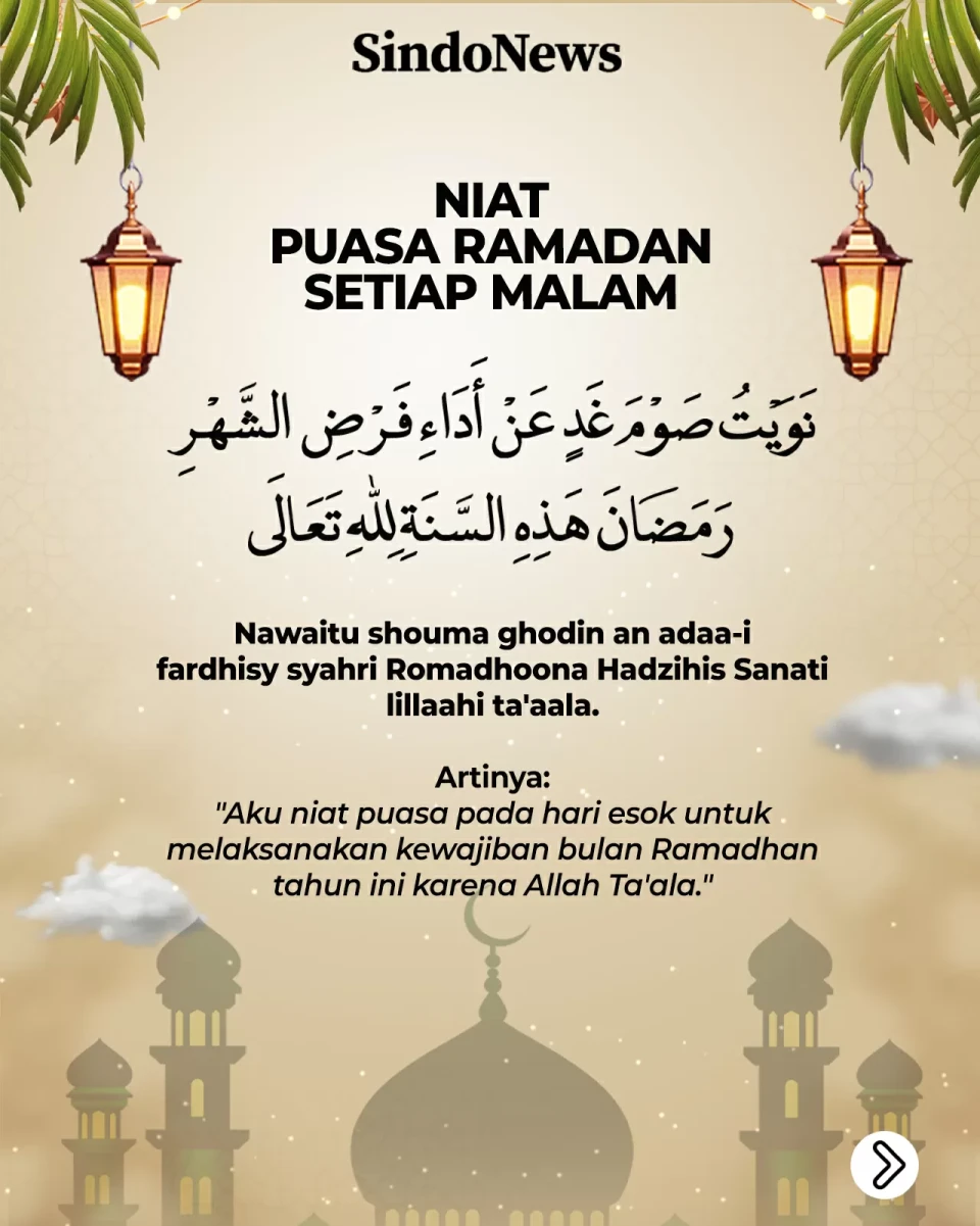 Bacaan Niat Puasa Ramadan...