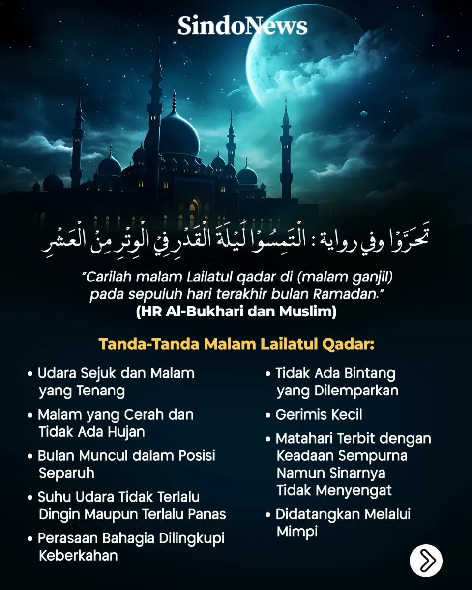 Tanda Terjadinya Malam...