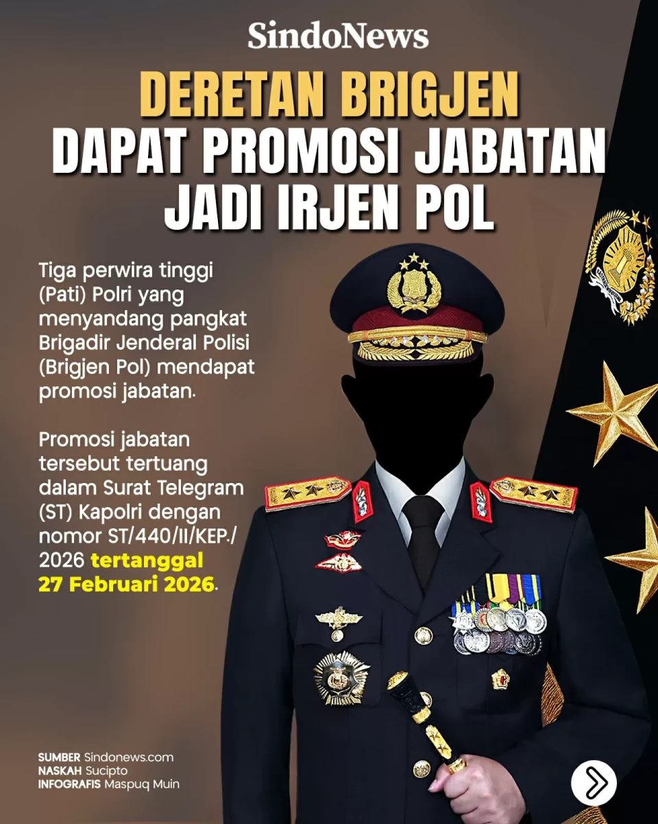 3 Brigjen Dapat Promosi...