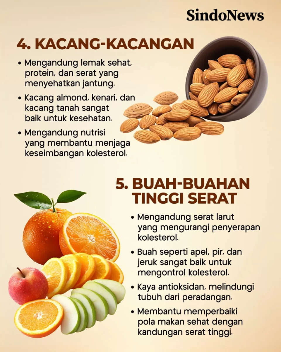 5 Makanan Penurun Kolesterol...
