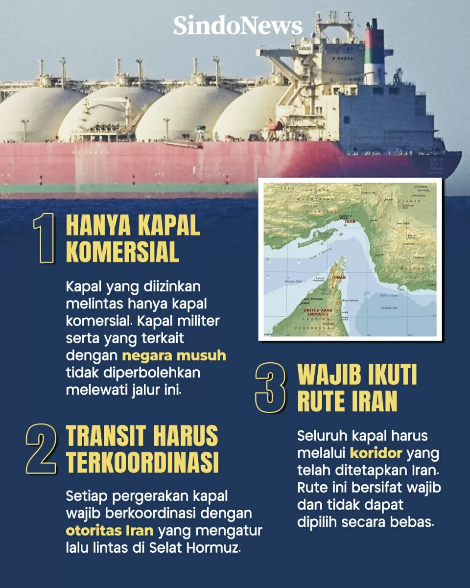 3 Syarat Iran di Selat...