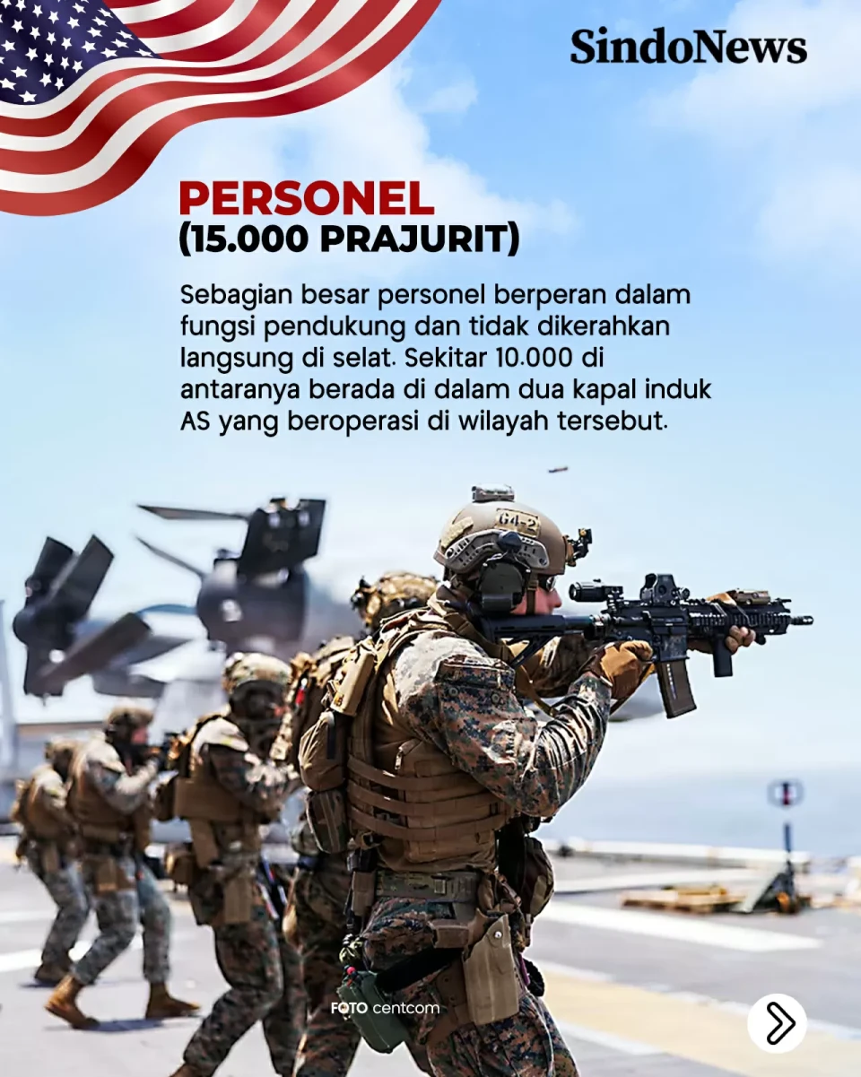 AS Kerahkan 15.000 Prajurit...